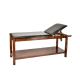 Exam Table w/ Shelf & Adjustable Back