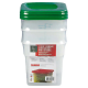 Cambro Square 4-Quart Food Storage Container with Lid