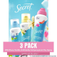 Secret Dry Spray Women's Antiperspirant Deodorant, Vanilla, Wild Rose & Waterlily